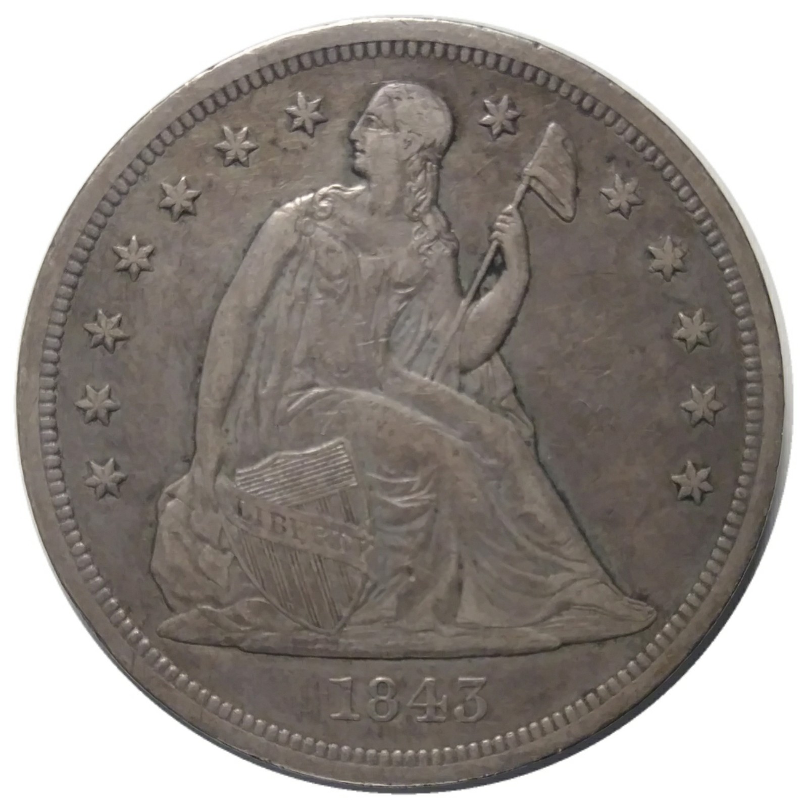 1843-Liberty-Seated-Dollar-Oc-1-Rarity-1